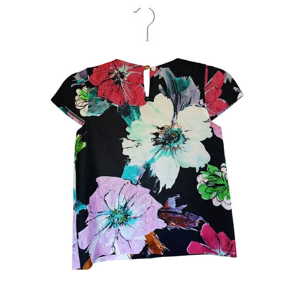 Milly Minis Paper Floral Chloe Top Little Girl's Blouse Size 10 Designer Kids - Picture 3 of 6